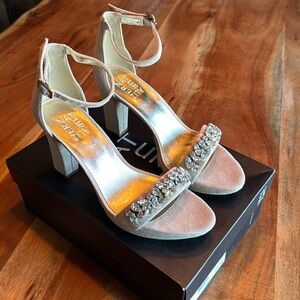 Women’s Naturalizer, Cassano High Heel Sandals, Taupe, 6.5 Medium